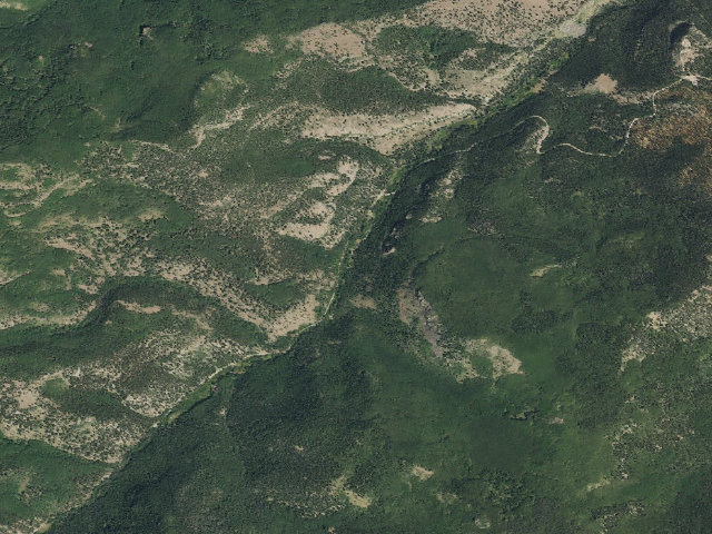 Aerial image of Rock Creek Campground