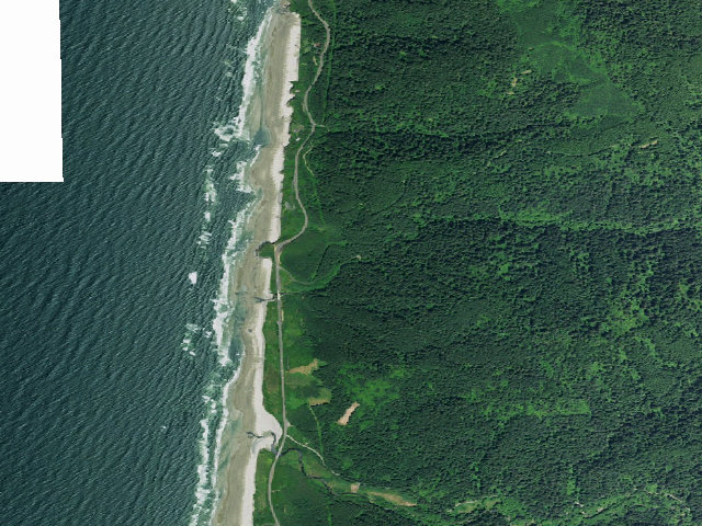 Aerial image of Rock Creek Campground