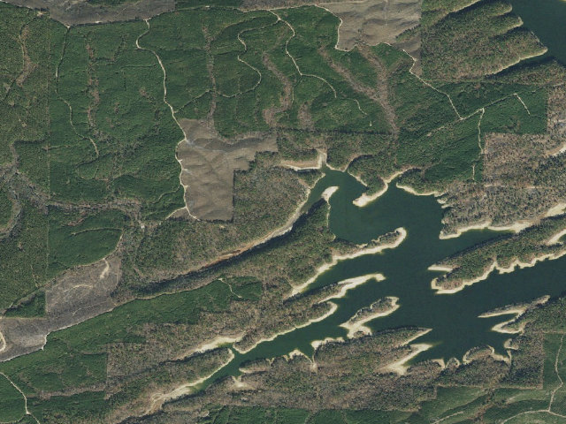 Aerial image of Rock Creek Camping Area