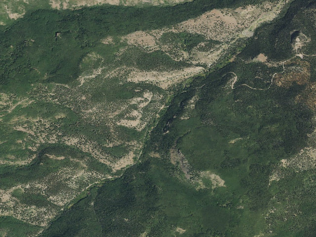 Aerial image of Rock Creek