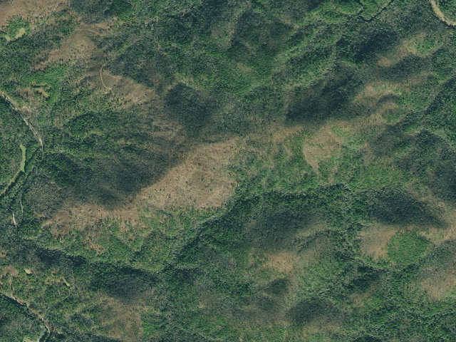 Aerial image of Rock Creek Dispersed Area