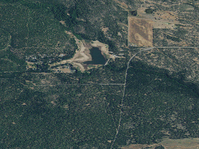 Aerial image of Rock Creek Reservoir