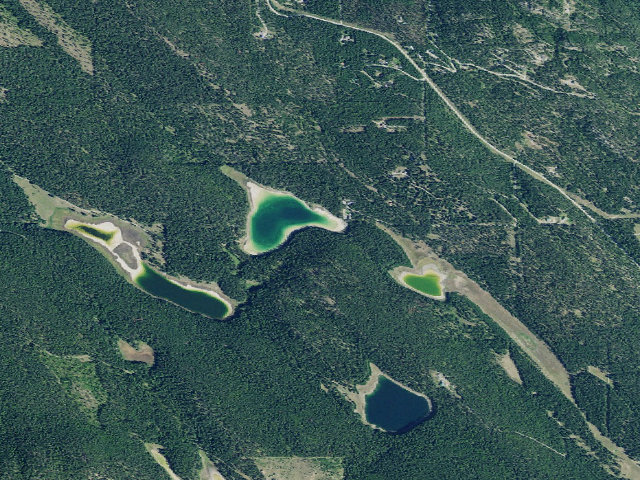 Aerial image of Rock Lake
