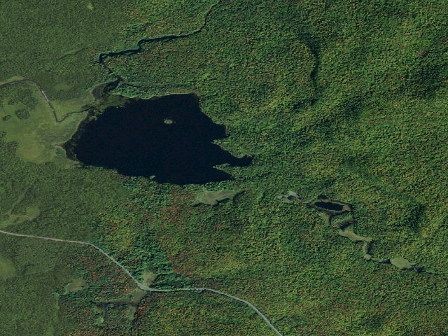 Aerial image of Rock Lake Site [DEC #15862] (Blue Mountain Wild Forest)
