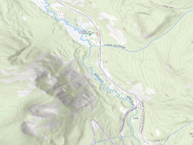 USGS topographic map of Rock Seats