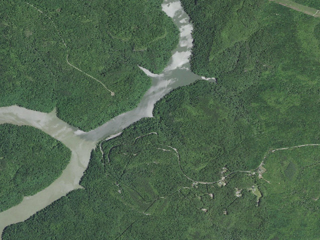 Aerial image of Rockcastle Campground - Inactive