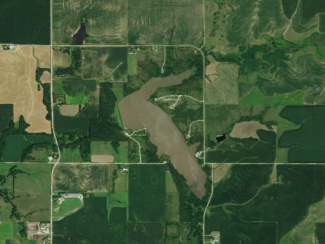 Aerial image of Rockford Lake SRA