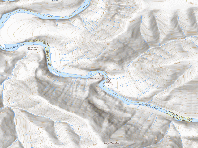 USGS topographic map of Rockhopper