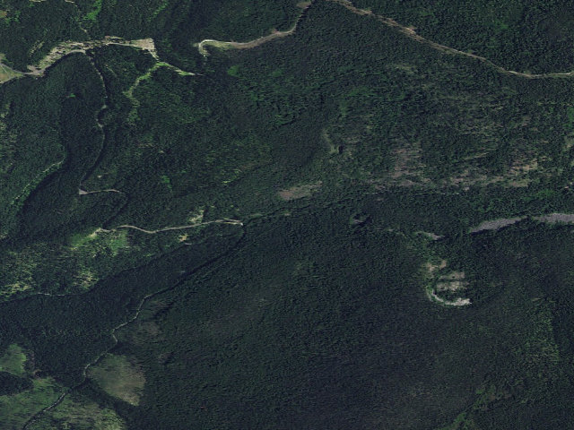 Aerial image of Rocky Bluff Campground