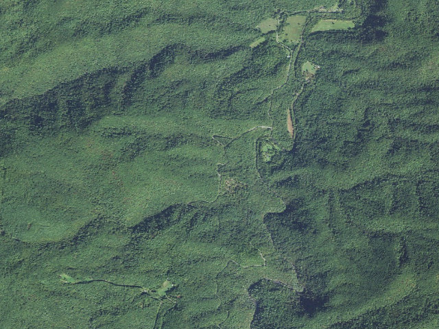 Aerial image of Rocky Bluff Campground