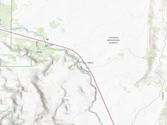 USGS topographic map of Rocky