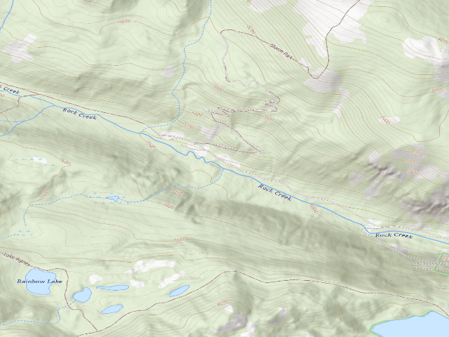 USGS topographic map of Rocky