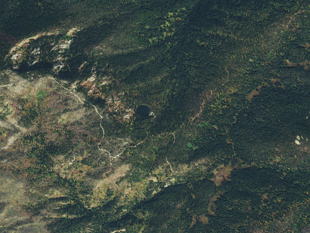 Aerial image of Rocky Ridge Campground
