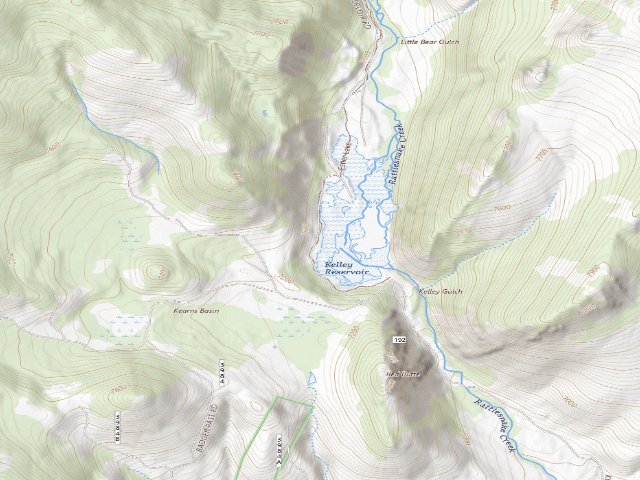 USGS topographic map of Rocky Road