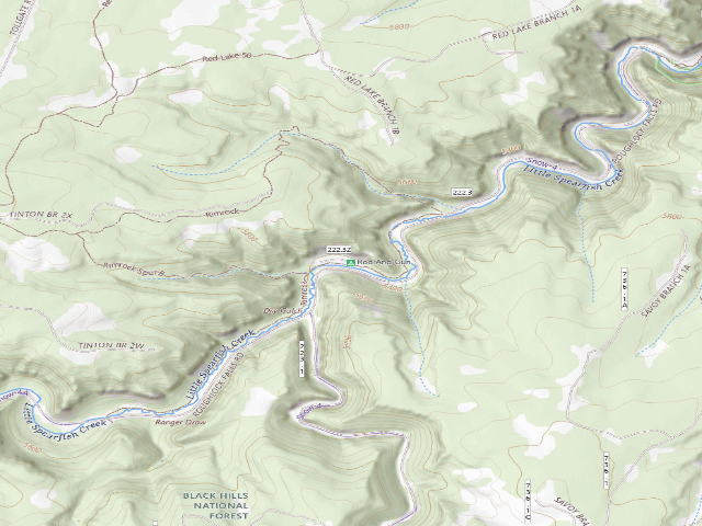 USGS topographic map of Rod And Gun