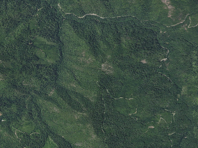 Aerial image of Rogue-River Siskiyou National Forest