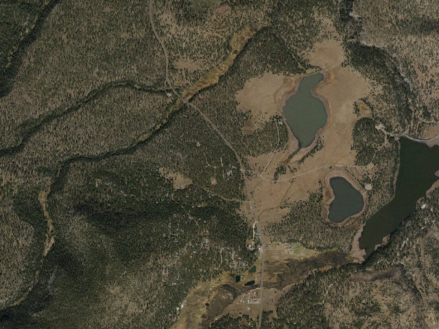 Aerial image of Rolfe C. Hoyer Campground