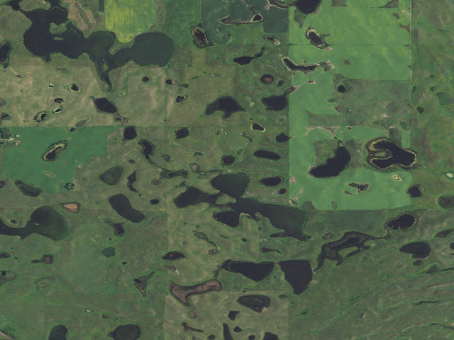 Aerial image of Rolling Hills WMA (Sheridan County)