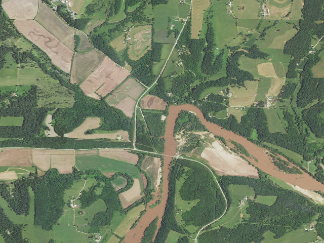 Aerial image of Rollins Ferry Access