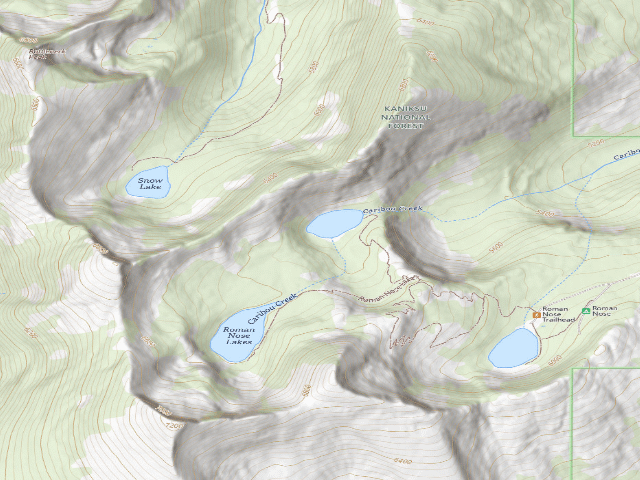 USGS topographic map of Roman Nose Middle Lake (1)