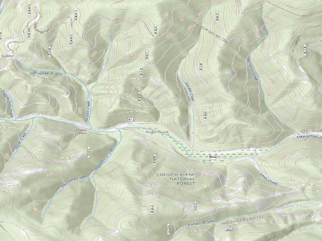 USGS topographic map of Rooad 612 Site  3