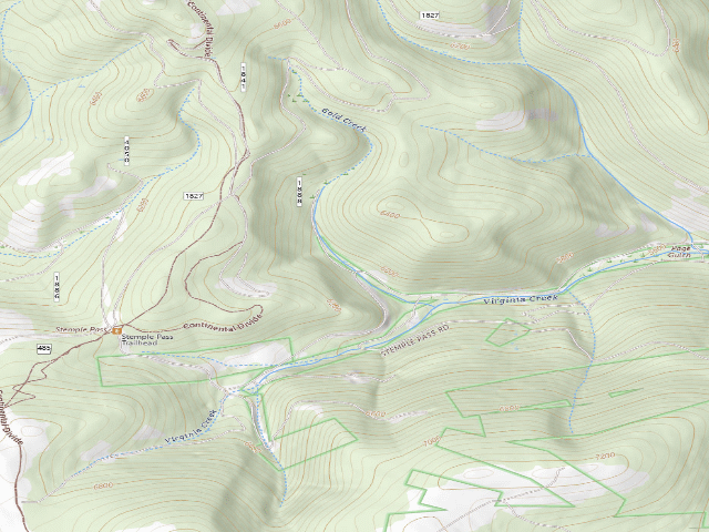 USGS topographic map of Rooster Bill Crk-Stemple Rd-004
