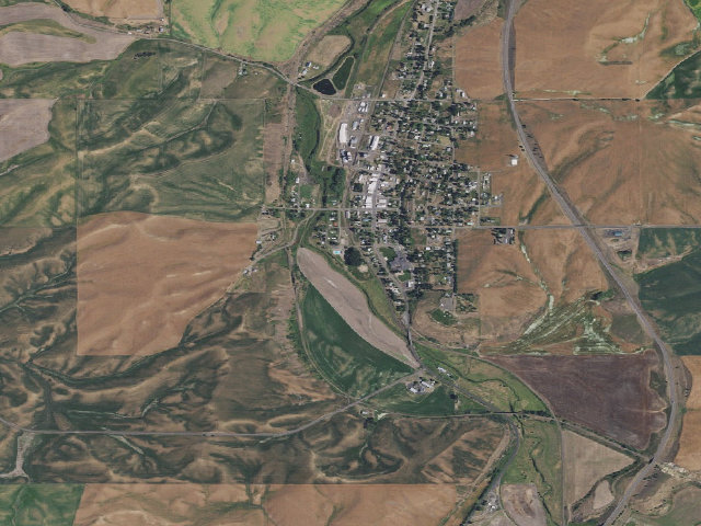 Aerial image of Rosalia City Park