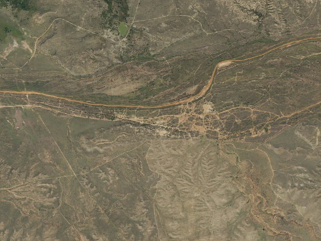 Aerial image of Rosita Flats Camping Area
