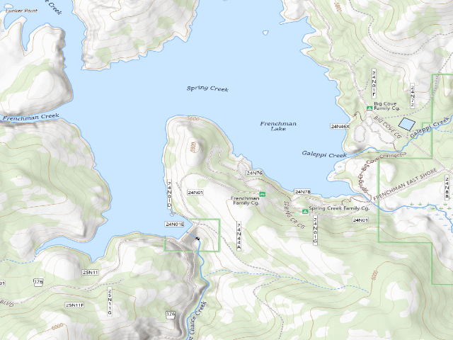 USGS topographic map of Ross Camp