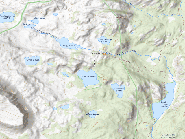 USGS topographic map of Round Lake-007