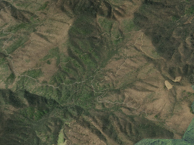 Aerial image of Round Mountain Campground