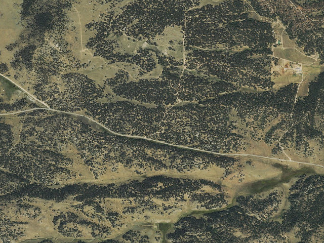 Aerial image of Round Mountain