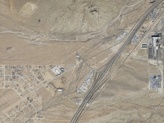 Aerial image of Route 66 Historic Back Country Byway