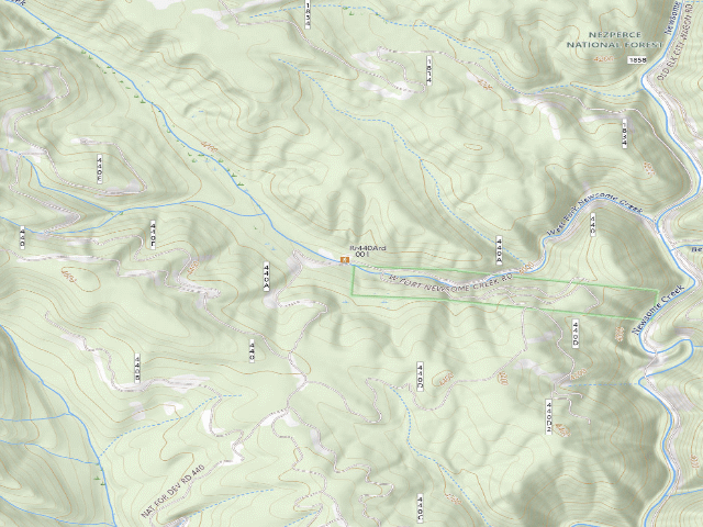 USGS topographic map of Rr440Ard-002