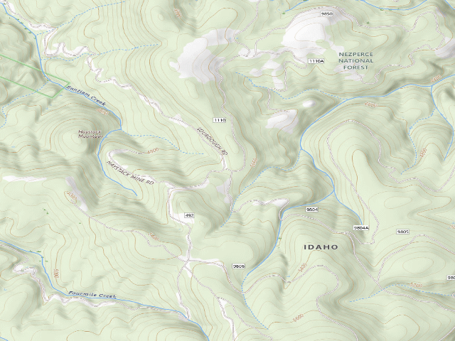 USGS topographic map of Rr492Rd-002 Cold Camp Mp 5.5