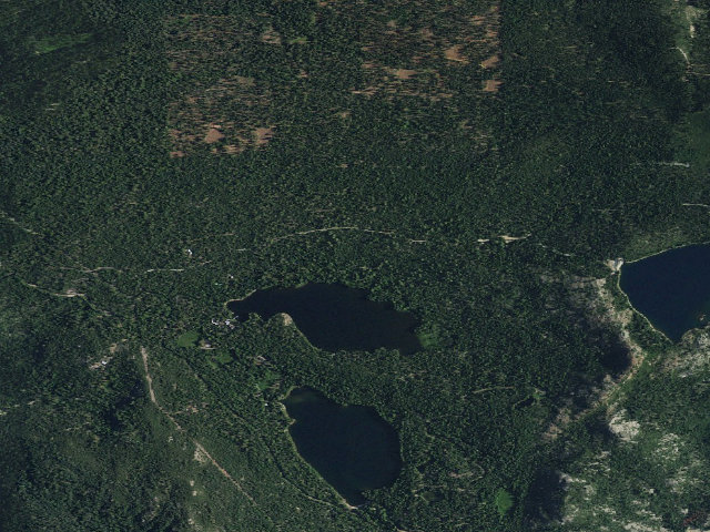 Aerial image of Rucker Lake
