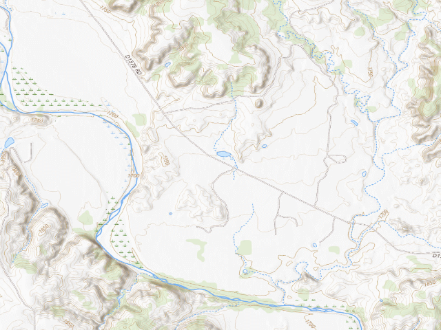 USGS topographic map of Rude Camp (Sandy Sanders WMA)