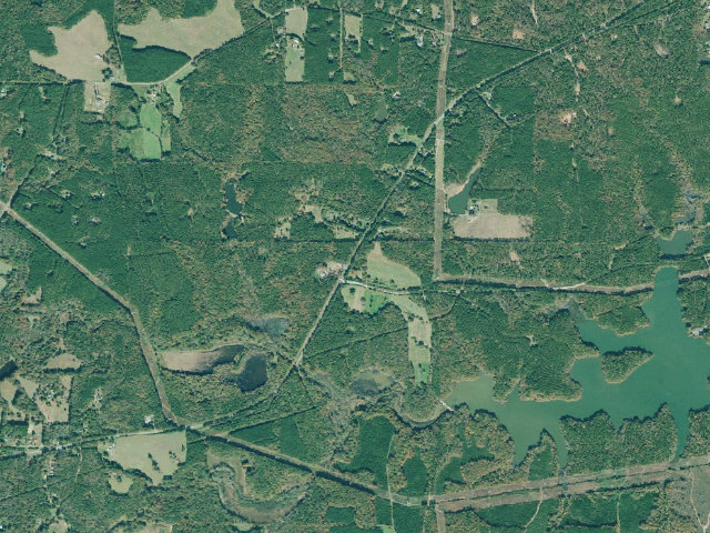 Aerial image of Rum Creek WMA Primitive Campground #2