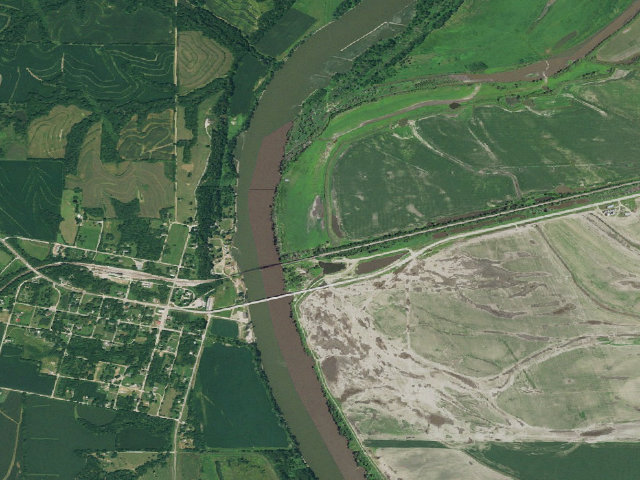 Aerial image of Rush Bottoms Conservation Area