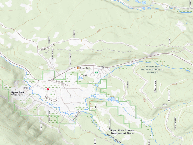 USGS topographic map of Ryan Park