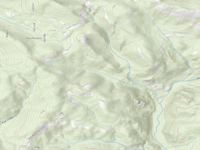 USGS topographic map of Rye Creek 004