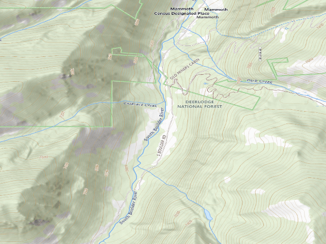 USGS topographic map of S Boulder 107-059
