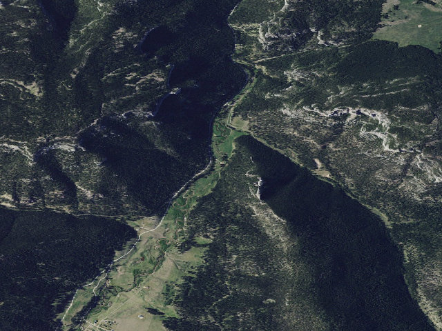Aerial image of S Fork Judith Rd 487-8