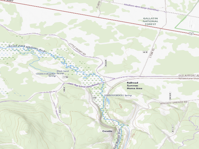 USGS topographic map of S.Forkbridge07