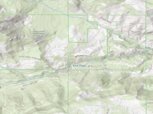 USGS topographic map of S Rock 002