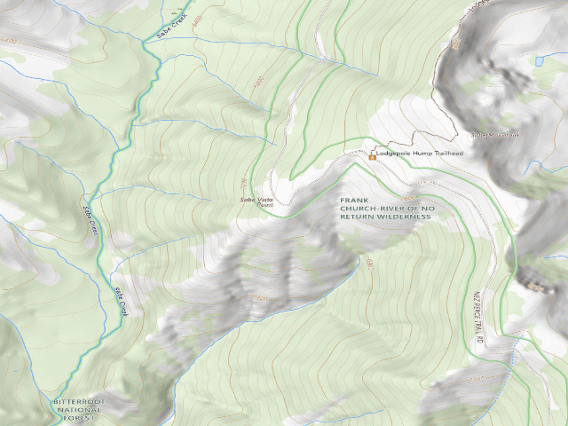 USGS topographic map of Sabe Vista-01
