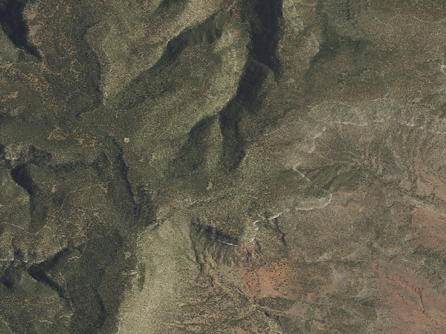 Aerial image of Sabinoso Wilderness Area