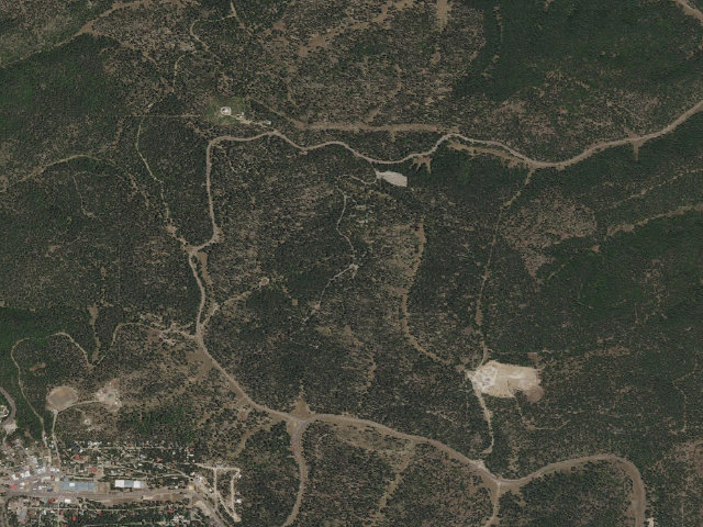 Aerial image of Saddle Campground