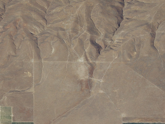 Aerial image of Saddle Mountains