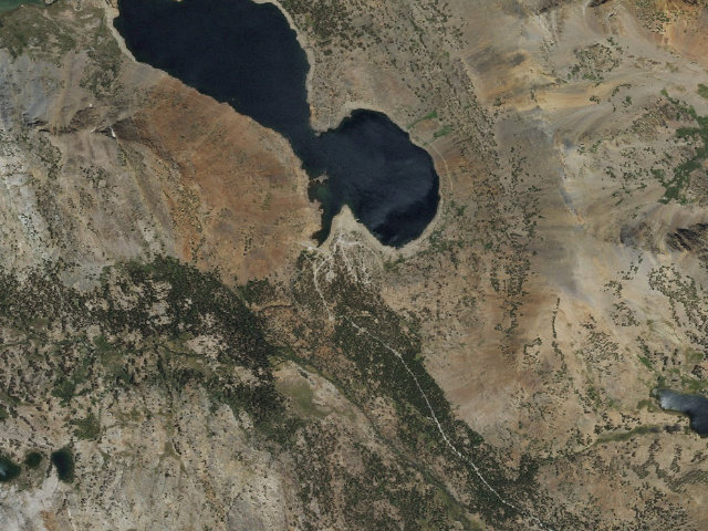 Aerial image of Saddlebag Lake Cg